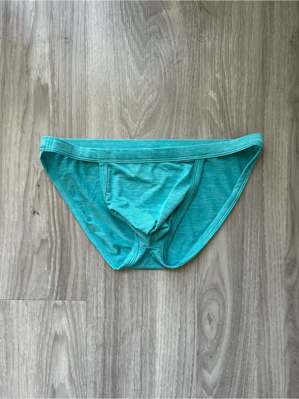 Moisture Control Brief with Almost Naked in light Heather Blue  (S)